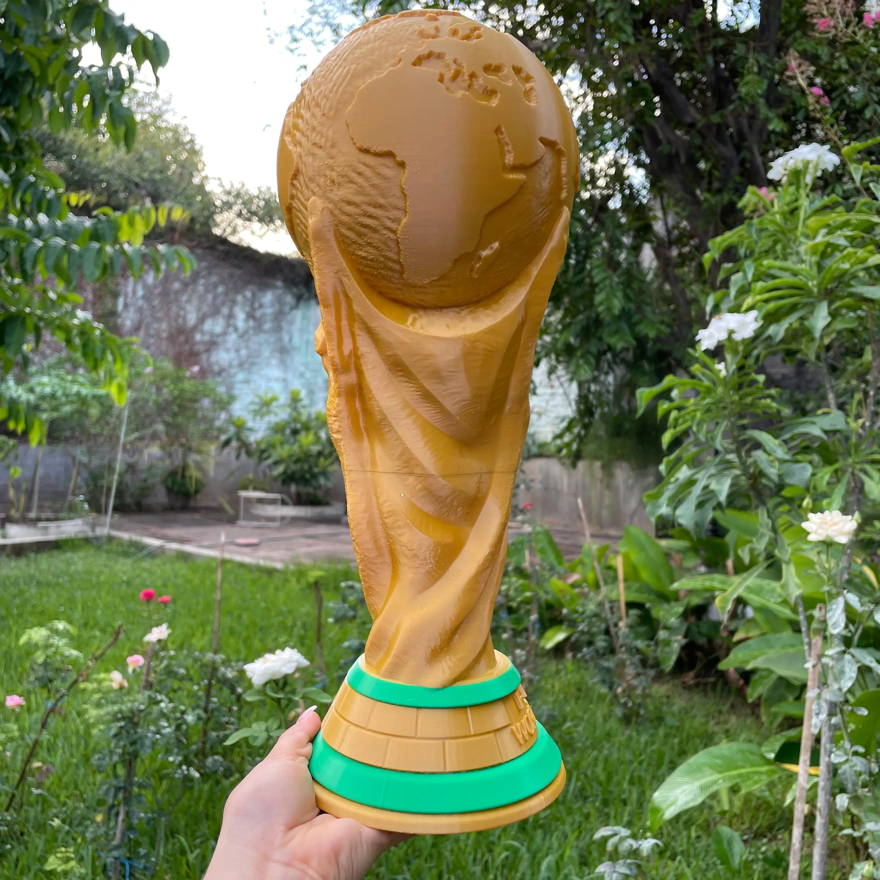 Copa Mundial Tamaño Real - apoyo 3