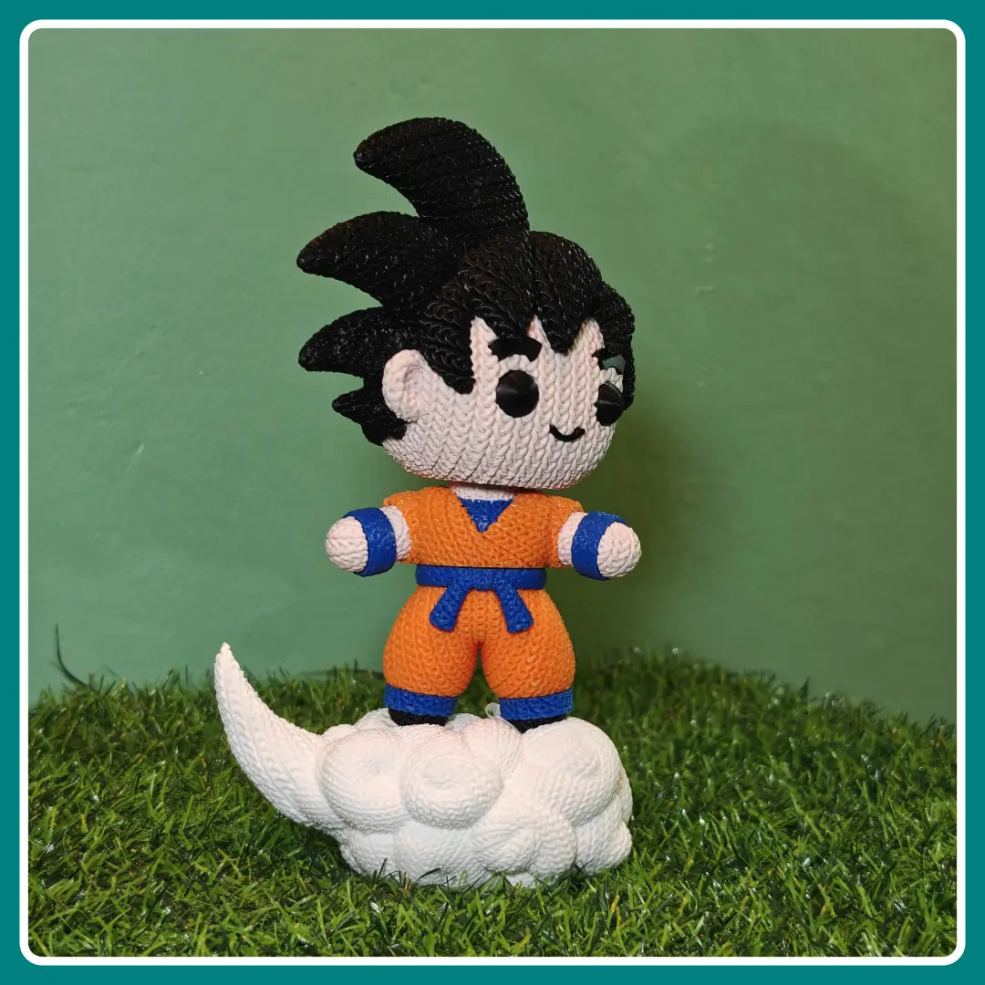 Goku Estilo Crochet Grande - apoyo 3