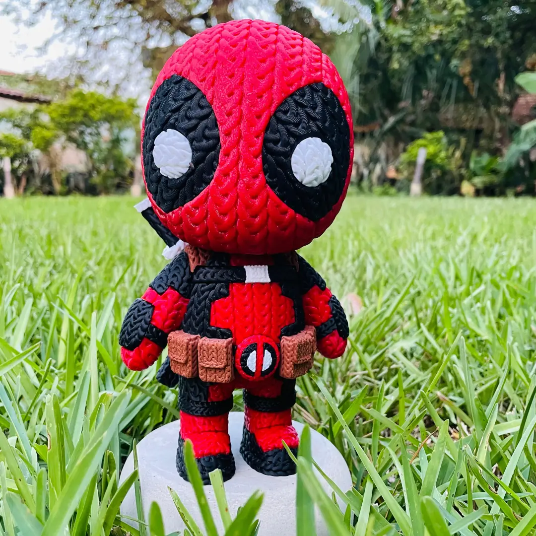 Deadpool Estilo Crochet Grande