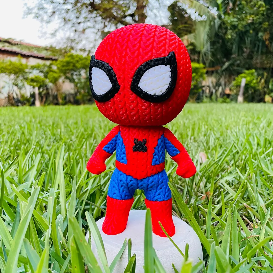 SpiderMan Estilo Crochet Grande - apoyo 2