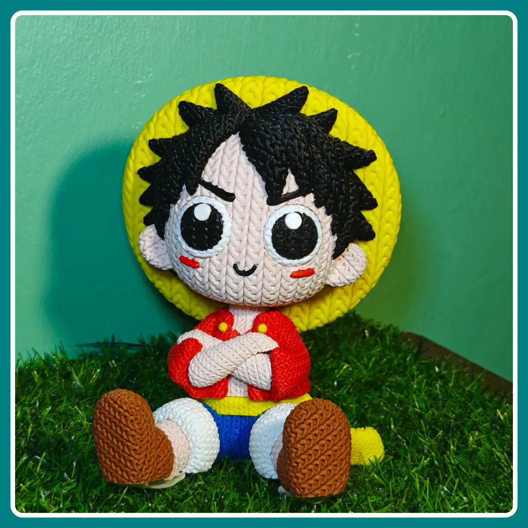 Luffy Estilo Crochet - apoyo 4